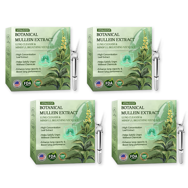 US Official Store✅𝐕𝒊𝒕𝗮𝗹𝐢𝐬𝐲𝐬® Botanical Mullein Extract Lung Cleanse & Mindful Breathing Necklace Whistle(👨‍⚕️Directly acts on COPD, asthma, chronic bronchitis (CB), respiratory infections, lung cancer, sinusitis, and other conditions)1💝