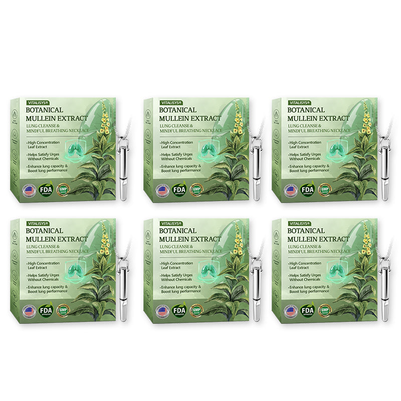 US Official Store✅𝐕𝒊𝒕𝗮𝗹𝐢𝐬𝐲𝐬® Botanical Mullein Extract Lung Cleanse & Mindful Breathing Necklace Whistle(👨‍⚕️Directly acts on COPD, asthma, chronic bronchitis (CB), respiratory infections, lung cancer, sinusitis, and other conditions)1💝