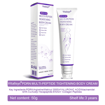 FDA Official ✅ : Vitalisys® PDRN Multi-Peptide Massaging Body Roller Cream ✨ - Anti-aging, Hydrating, Skin Firming & Lifting, Skin Repair, Even Tone, Acne and Dark Spot Treatment, Wart and Mole Removal, and Psoriasis Relief 💕