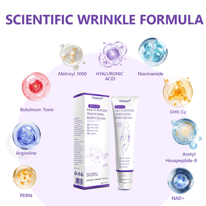 FDA Official ✅ : Vitalisys® PDRN Multi-Peptide Massaging Body Roller Cream ✨ - Anti-aging, Hydrating, Skin Firming & Lifting, Skin Repair, Even Tone, Acne and Dark Spot Treatment, Wart and Mole Removal, and Psoriasis Relief 💕