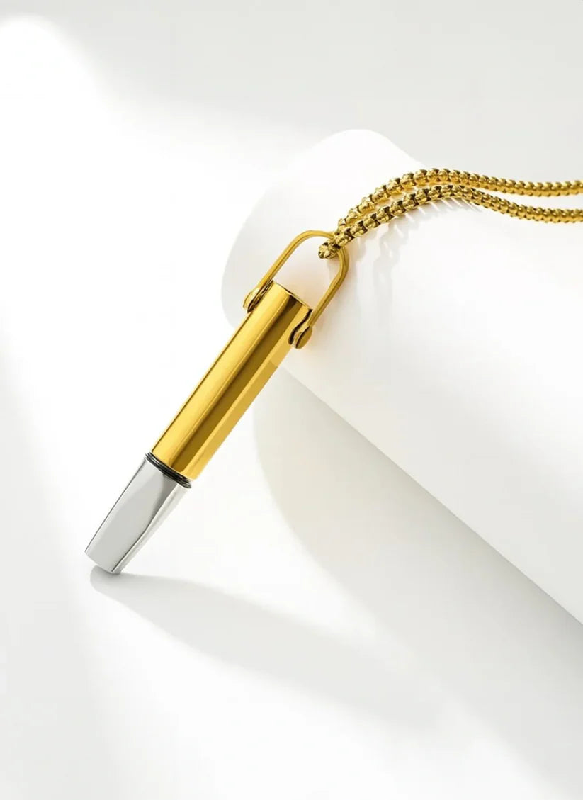 US Official Store✅𝐕𝒊𝒕𝗮𝗹𝐢𝐬𝐲𝐬® Botanical Mullein Extract Lung Cleanse & Mindful Breathing Necklace Whistle(👨‍⚕️Directly acts on COPD, asthma, chronic bronchitis (CB), respiratory infections, lung cancer, sinusitis, and other conditions)1💝